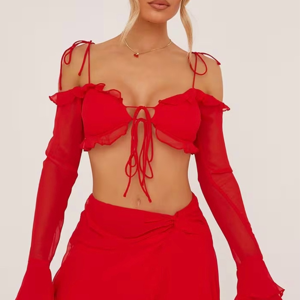 Red Skirt Set - Picture 5 of 5
